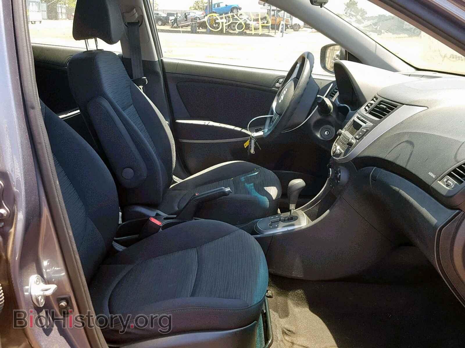 2017 HYUNDAI ACCENT - VIN: KMHCT5AE3HU343722 - Фото 5
