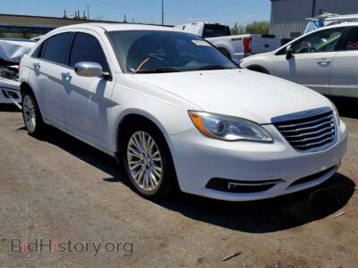 2012 Chrysler 200 200 Limite, white — VIN 1C3CCBCG2CN305648, Copart