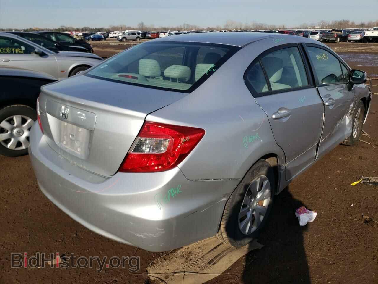 2012 HONDA CIVIC - VIN: 19XFB2F51CE018828 - Фото 4