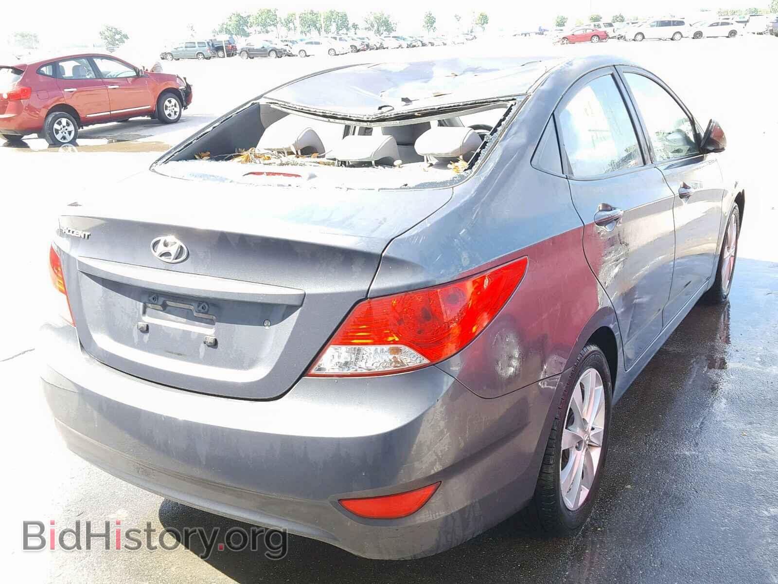 2012 HYUNDAI ACCENT - VIN: KMHCU4AE5CU042207 - Фото 4