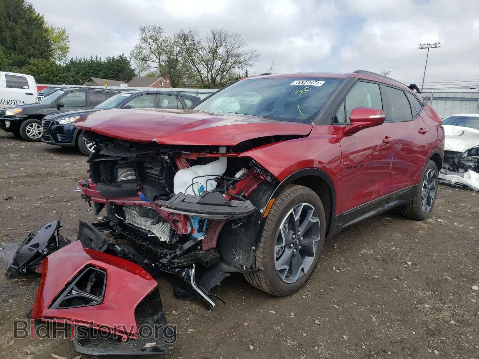 2021 CHEVROLET BLAZER - VIN: 3GNKBKRS2MS517907 - Фото 2