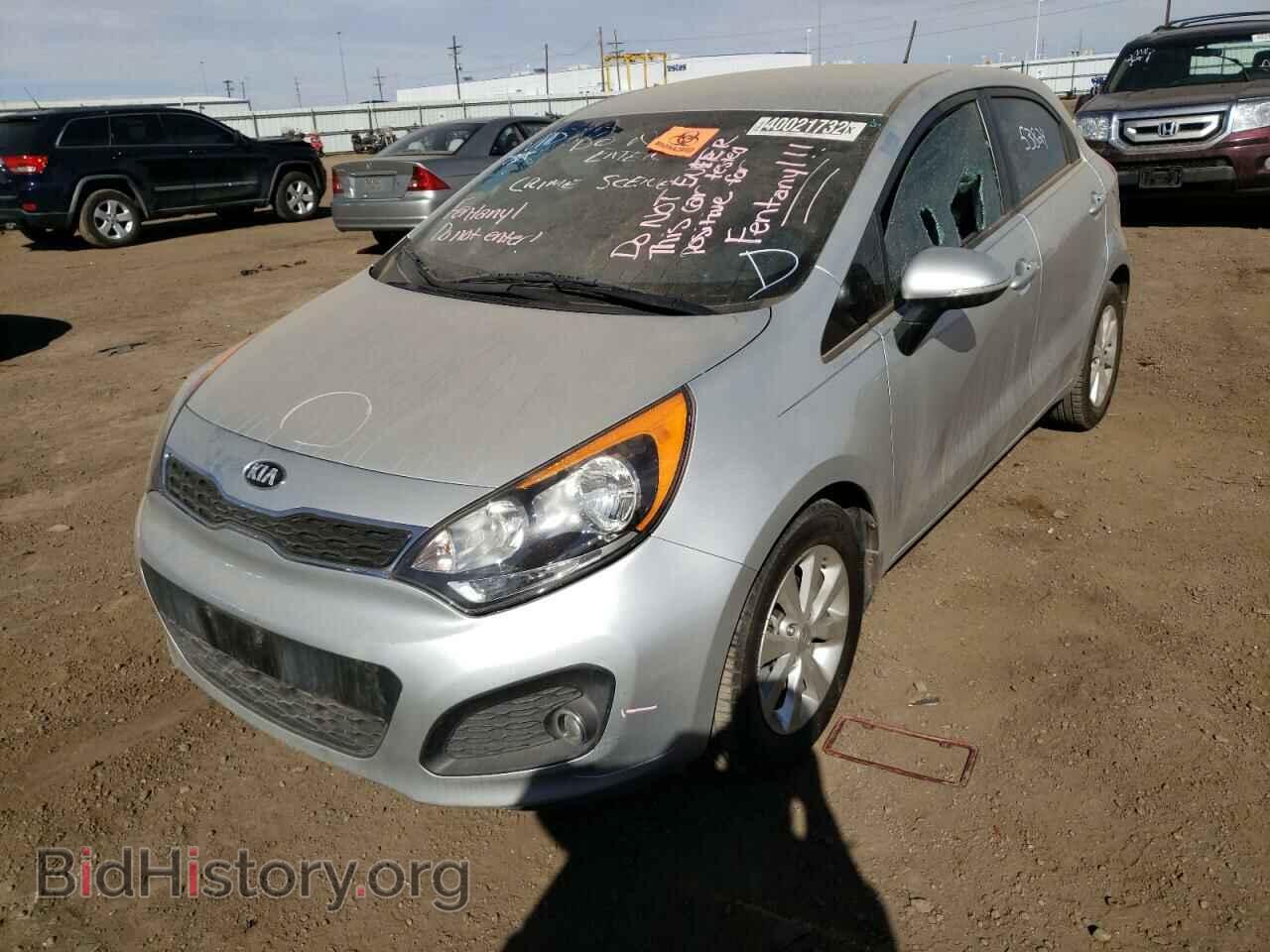 2013 KIA RIO - VIN: KNADN5A37D6196611 - Фото 2