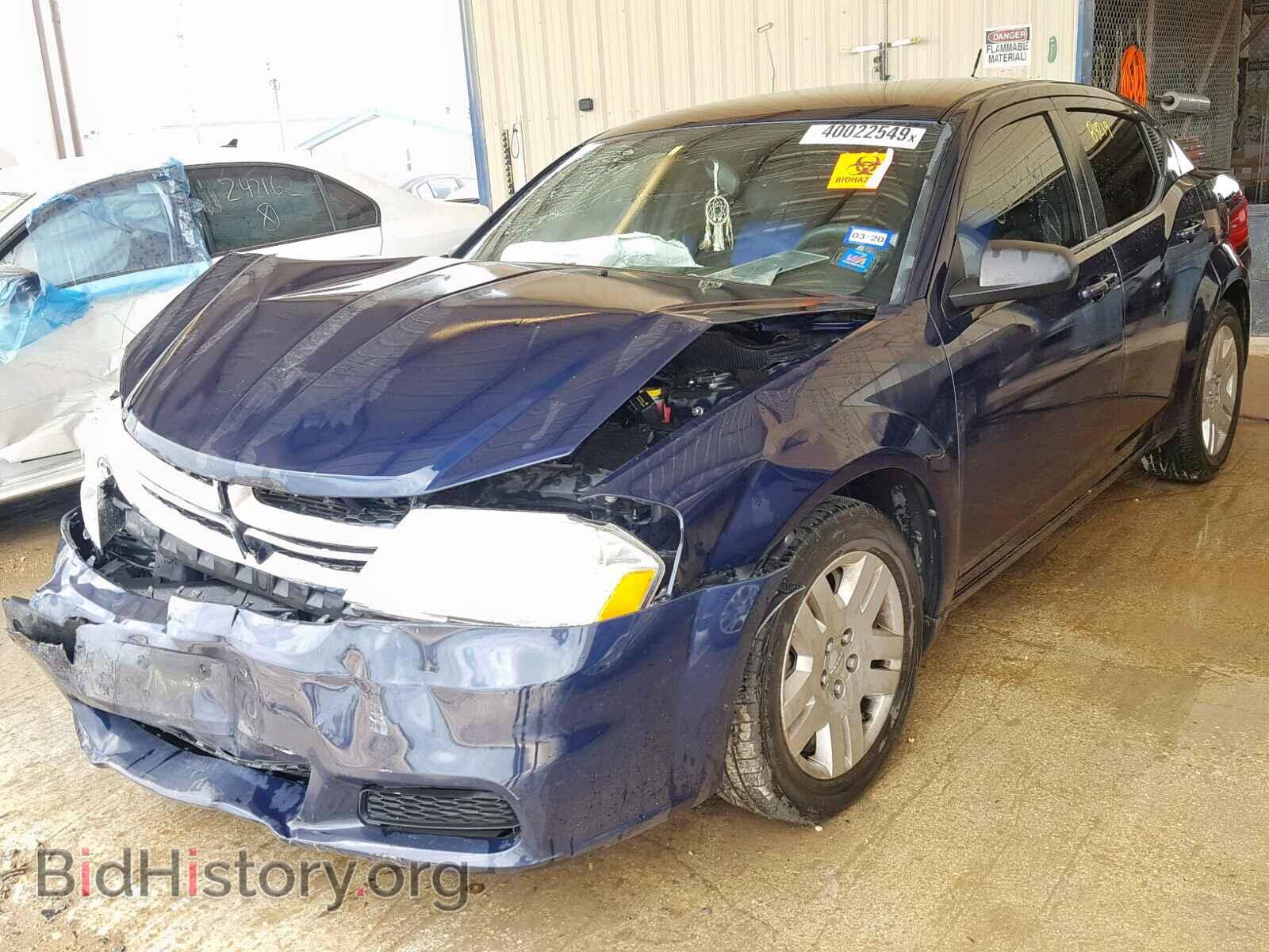 2013 DODGE AVENGER - VIN: 1C3CDZAB4DN628680 - Photo 2