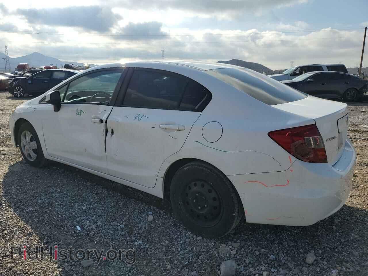 2012 HONDA CIVIC - VIN: 19XFB2F53CE310500 - Фото 2