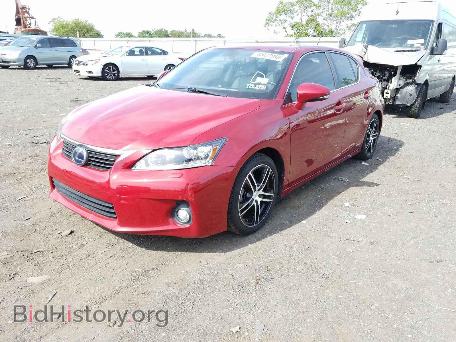 2011 LEXUS CT 200 - VIN: JTHKD5BH0B2000552 - Фото 2