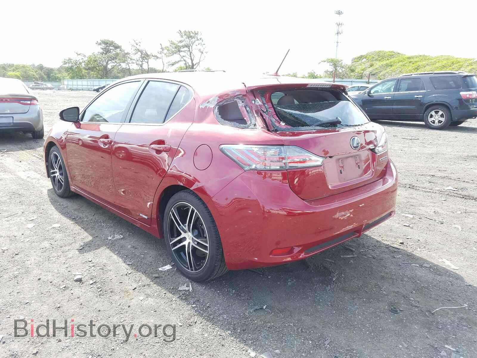 2011 LEXUS CT 200 - VIN: JTHKD5BH0B2000552 - Фото 3