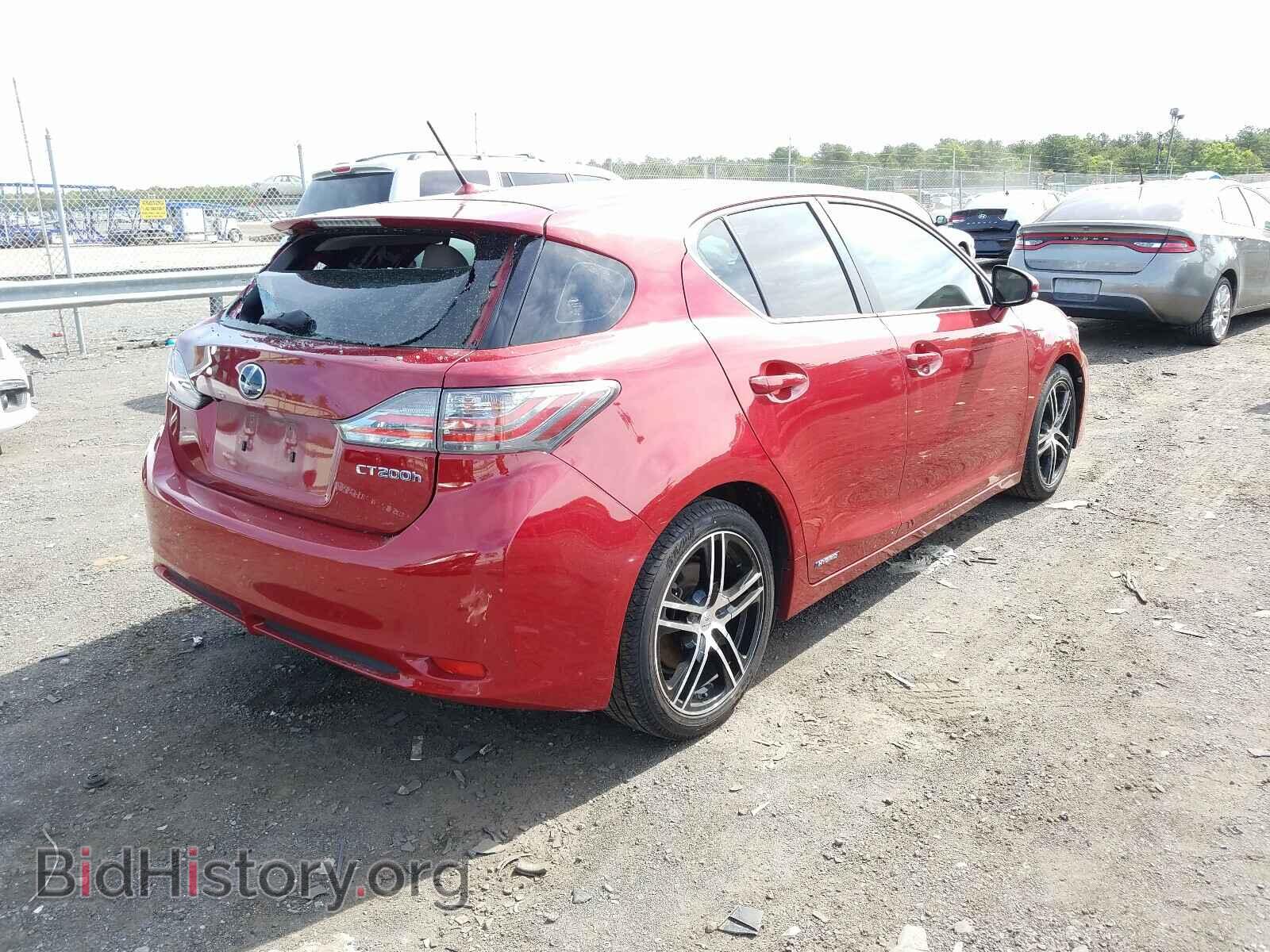 2011 LEXUS CT 200 - VIN: JTHKD5BH0B2000552 - Фото 4