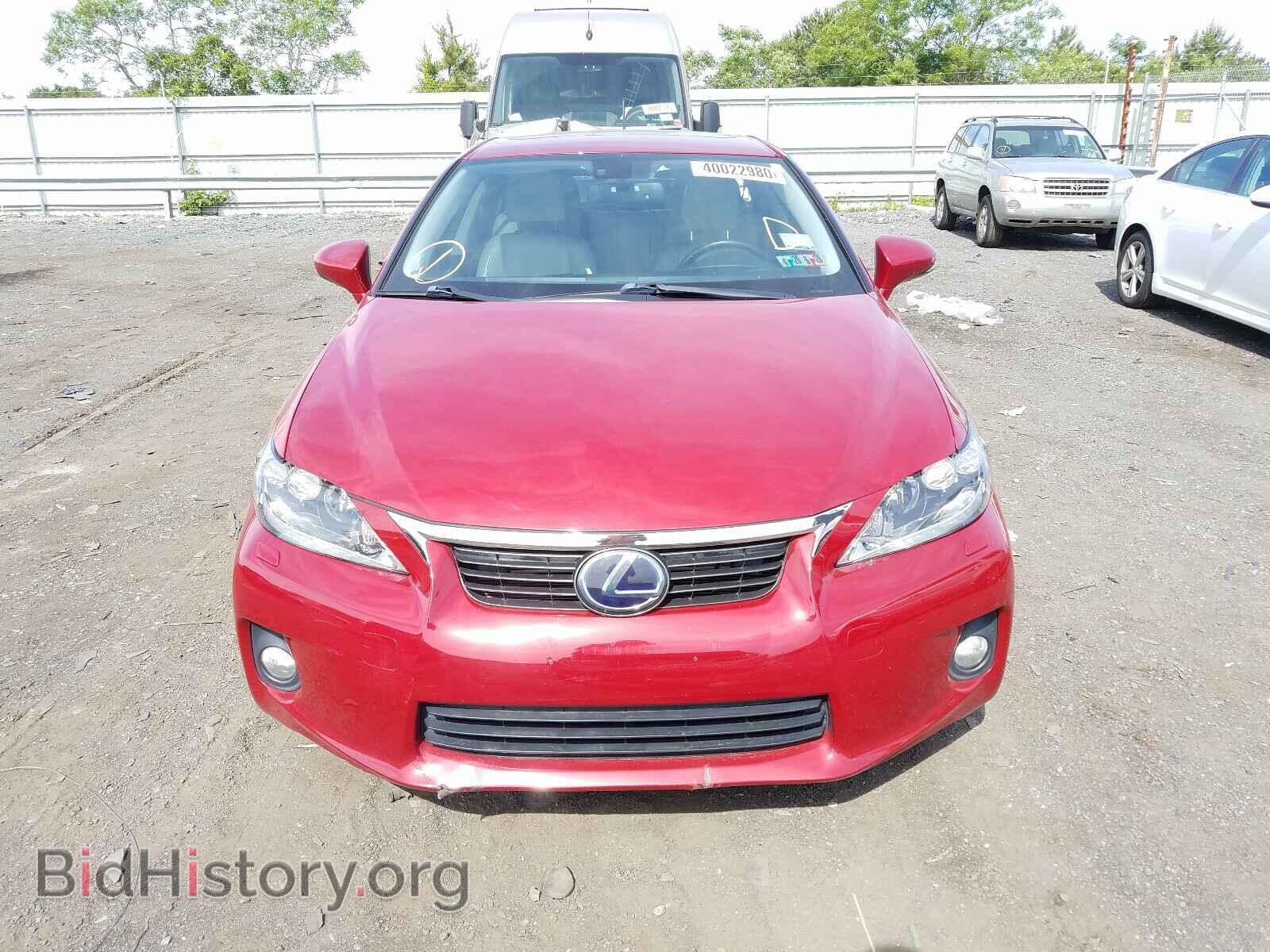 2011 LEXUS CT 200 - VIN: JTHKD5BH0B2000552 - Фото 9