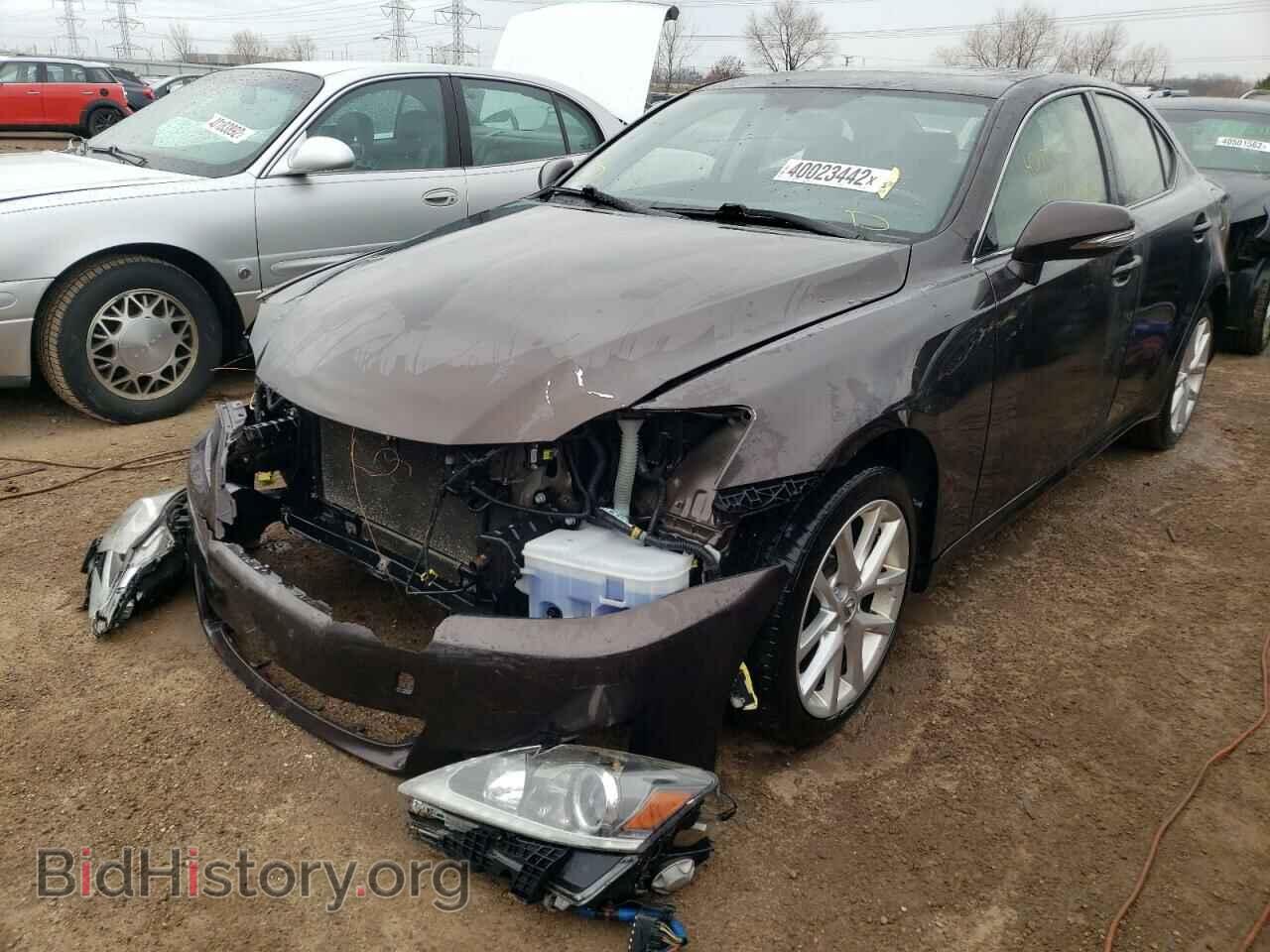 2012 LEXUS IS - VIN: JTHCF5C20C5058881 - Фото 2