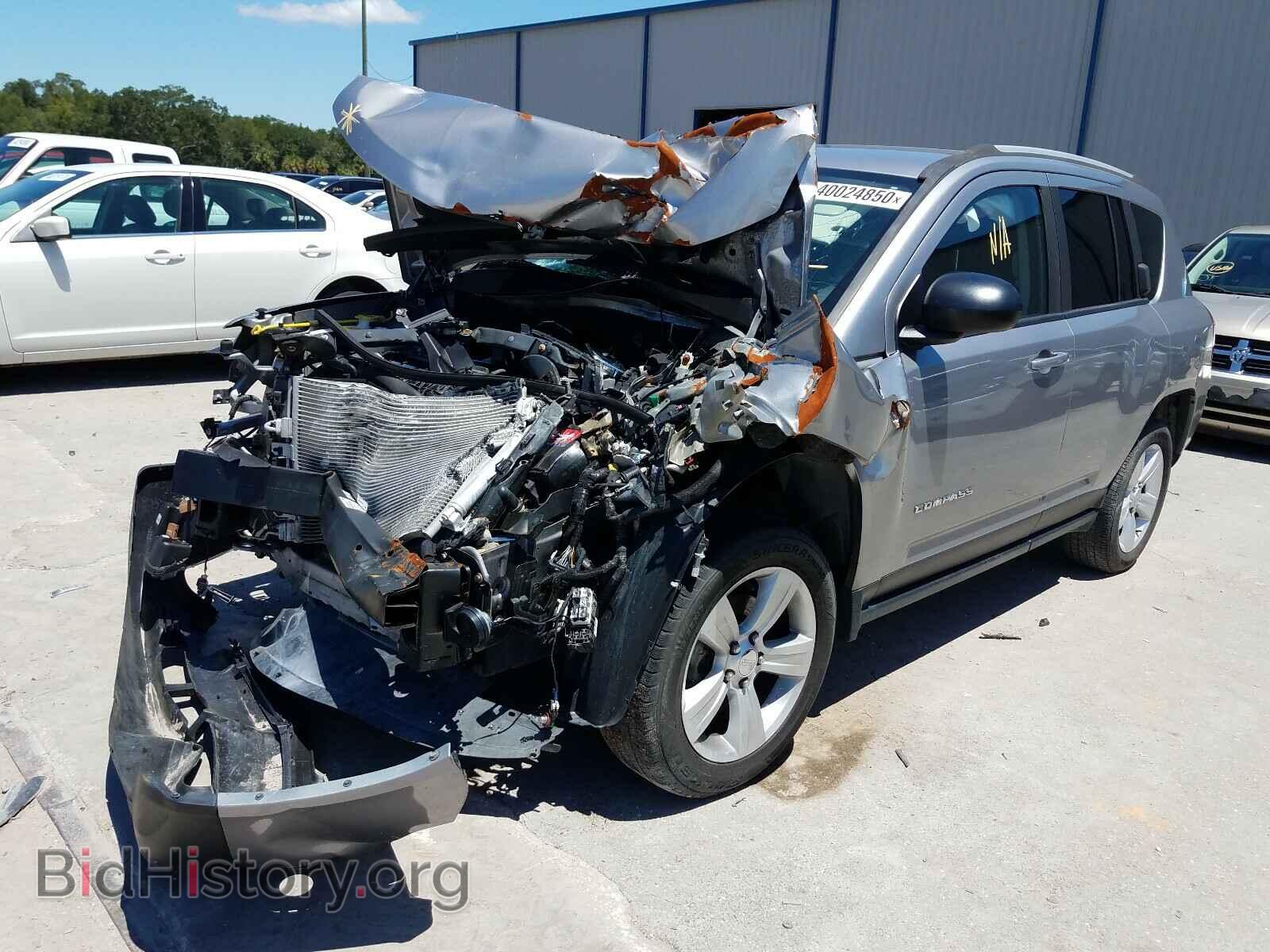 2016 JEEP COMPASS - VIN: 1C4NJCBA6GD743467 - Фото 2
