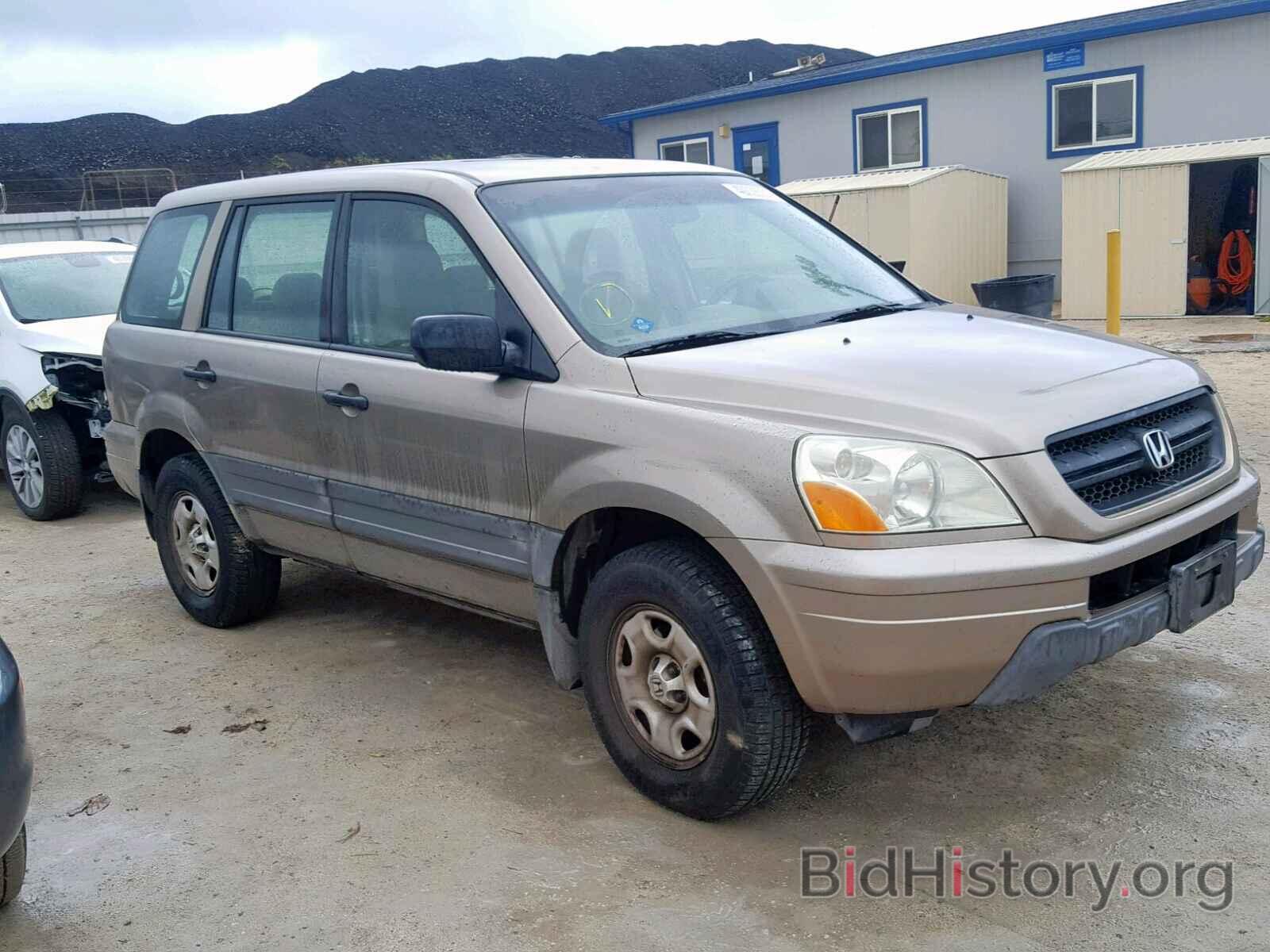 Photo 2HKYF18143H544089 - HONDA PILOT LX 2003