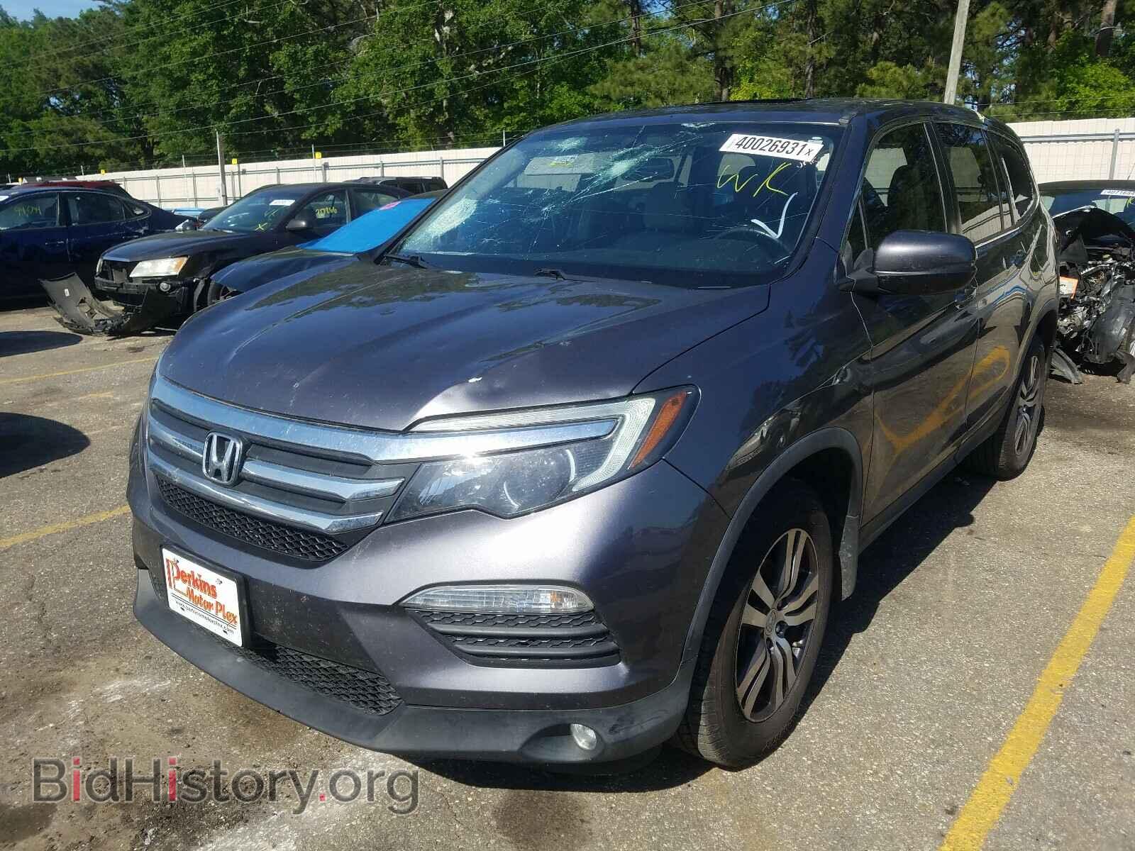 2016 HONDA PILOT - VIN: 5FNYF5H50GB014359 - Фото 2