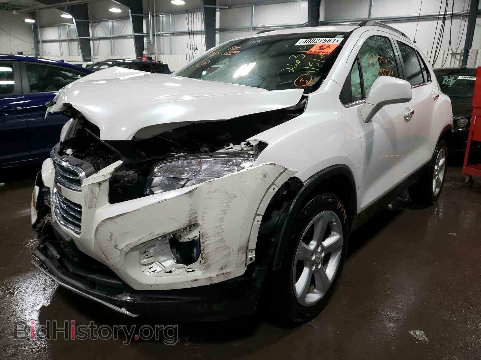 2015 CHEVROLET TRAX - VIN: KL7CJTSB2FB211611 - Фото 2
