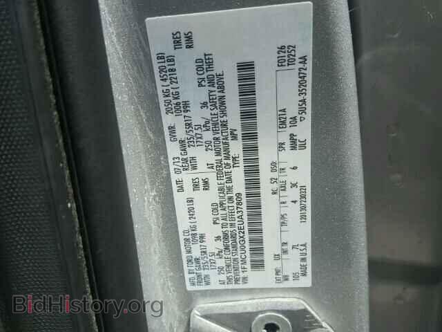 2014 FORD ESCAPE - VIN: 1FMCU0GX2EUA37809 - Фото 10