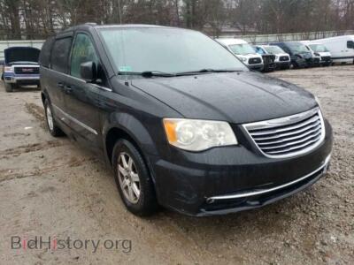 2011 Chrysler MINIVAN Town & COU, черный — VIN 2A4RR5DG8BR744823, Copart