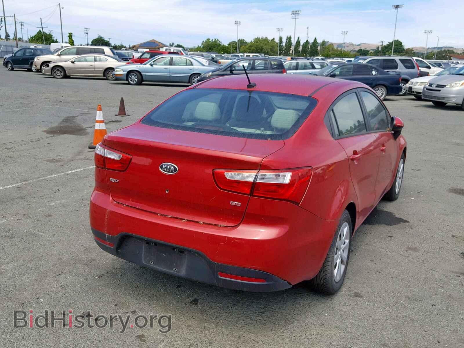 2012 KIA RIO - VIN: KNADM4A3XC6094361 - Фото 4