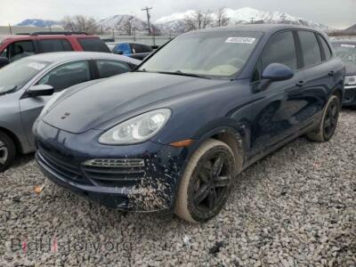 2011 Porsche CAYENNE S, blue — VIN WP1AB2A24BLA44352, Copart