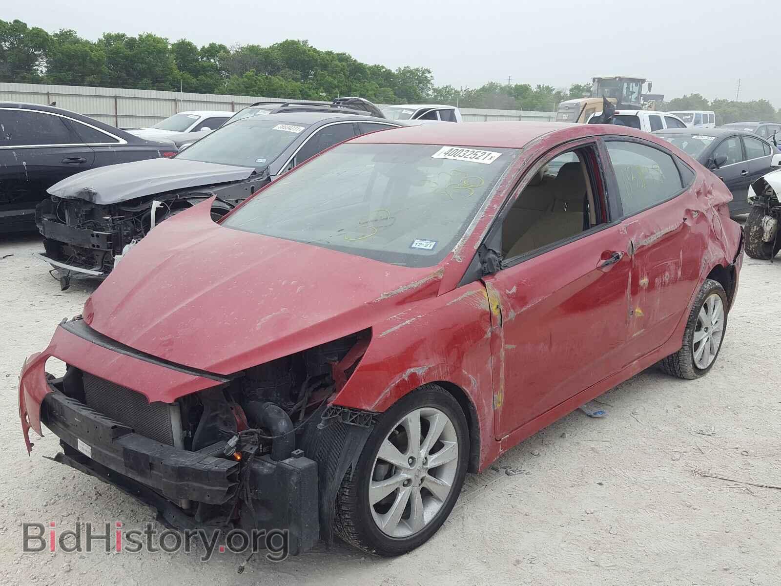 2013 HYUNDAI ACCENT - VIN: KMHCU4AE4DU373930 - Фото 2