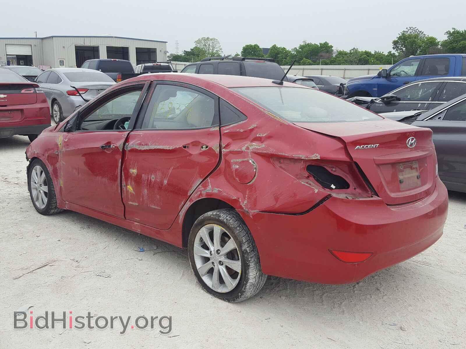 2013 HYUNDAI ACCENT - VIN: KMHCU4AE4DU373930 - Фото 3