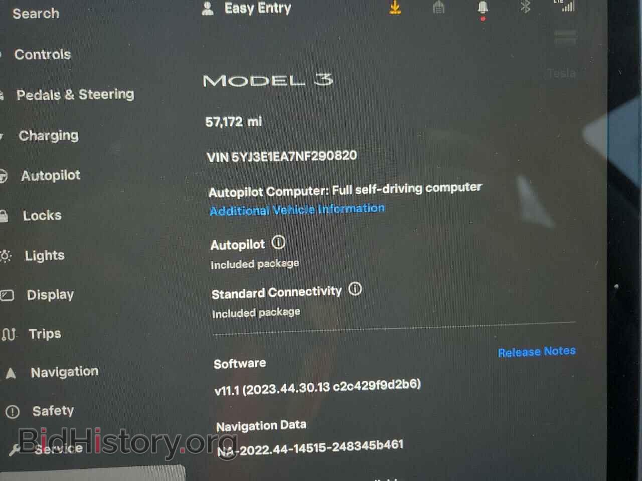 2022 TESLA MODEL 3 - VIN: 5YJ3E1EA7NF290820 - Фото 9