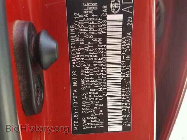 2013 TOYOTA COROLLA - VIN: 2T1BU4EE3DC007724 - Photo 10