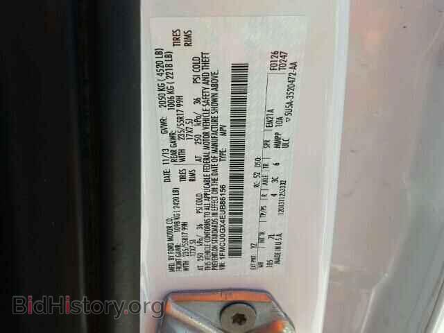 2014 FORD ESCAPE - VIN: 1FMCU0GX4EUB86156 - Photo 10