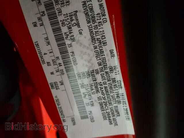 2012 FORD FOCUS - VIN: 1FAHP3F29CL268496 - Фото 10