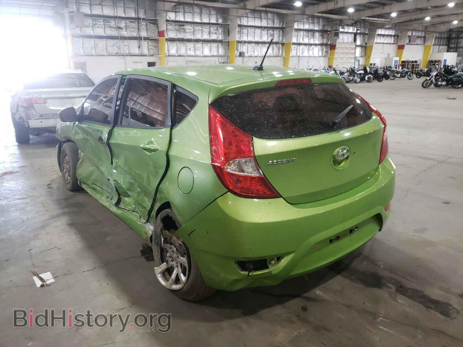 2013 HYUNDAI ACCENT - VIN: KMHCT5AE1DU128558 - Фото 3