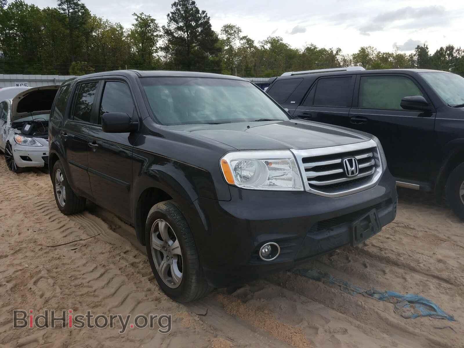 Photo 5FNYF3H66CB001977 - HONDA PILOT 2012