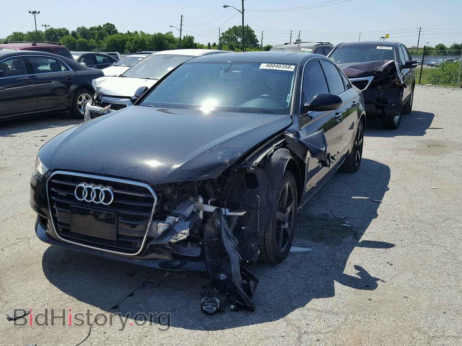 2013 AUDI A6 - VIN: WAUGFAFC2DN090861 - Фото 2