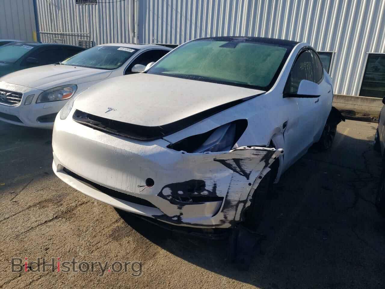 Фотография 5YJYGDEF9MF096706 - TESLA MODEL Y 2021