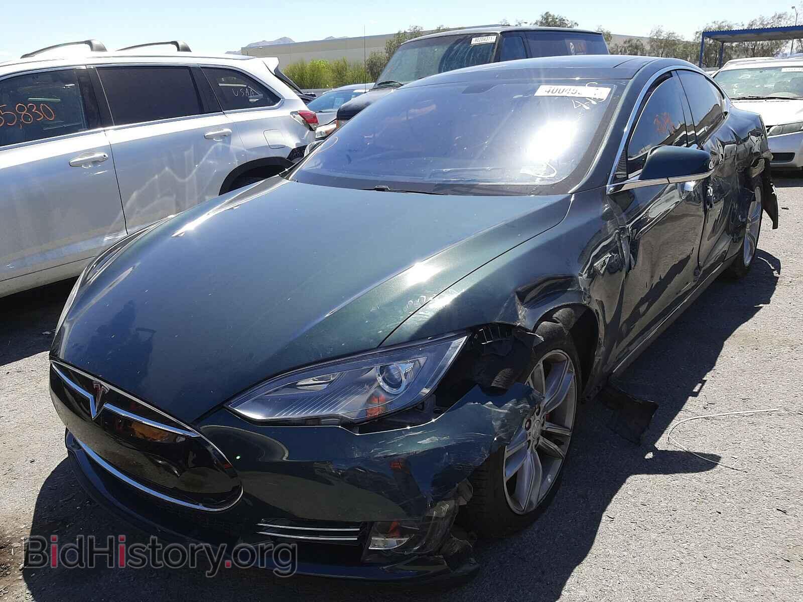 2014 TESLA MODEL S - VIN: 5YJSA1H18EFP37304 - Фото 2