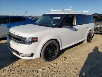 2018 Ford FLEX Flex SEL, white — VIN 2FMGK5C89JBA11775, Copart