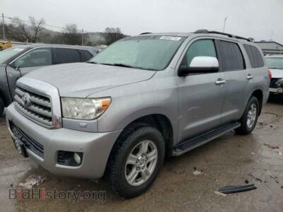 2008 Toyota SEQUOIA Limited, silver — VIN 5TDBY68A88S015422, Copart