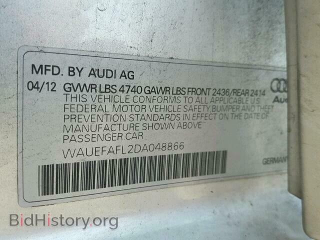 2013 AUDI A4 - VIN: WAUEFAFL2DA048866 - Фото 10