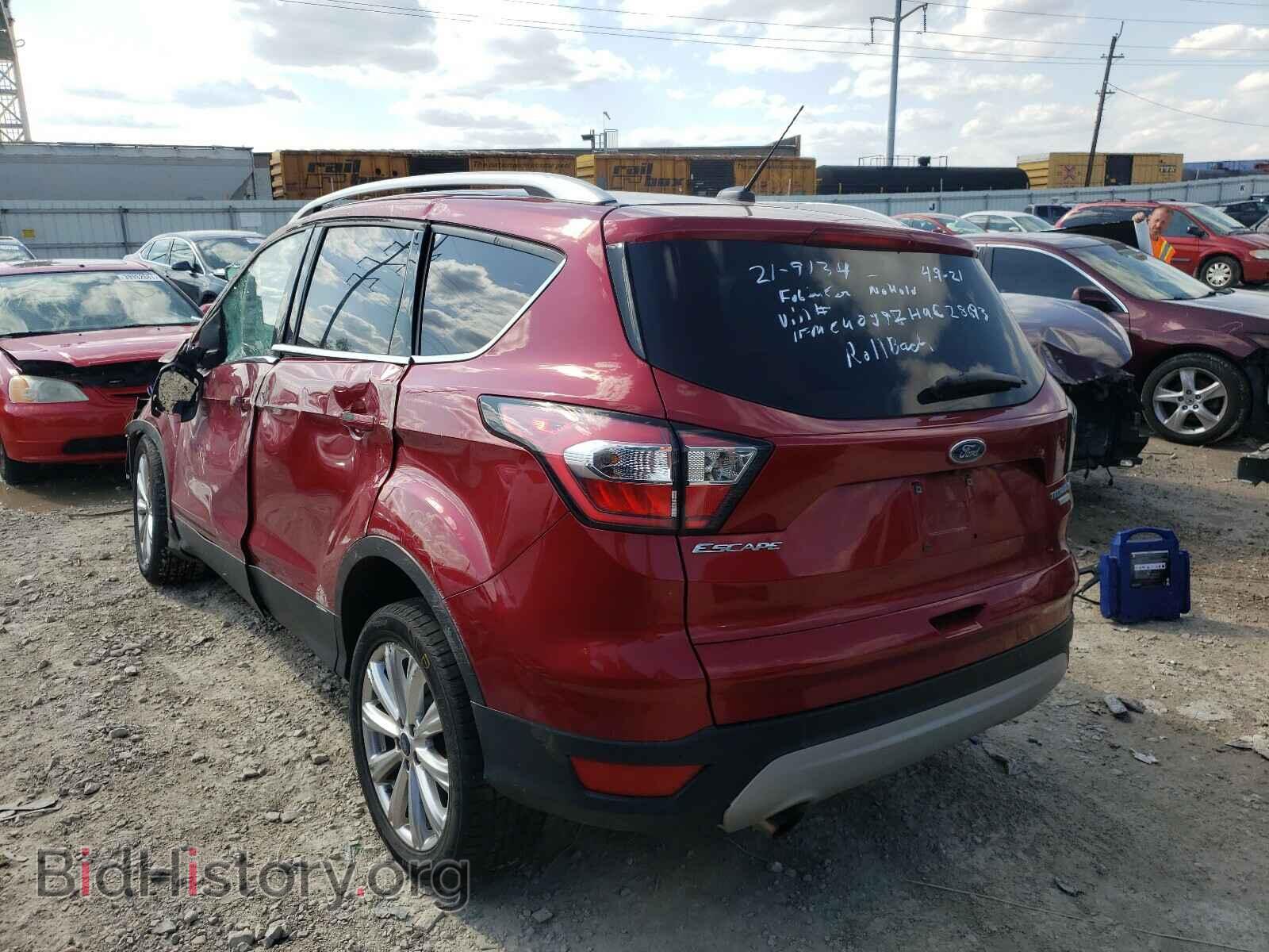 2017 FORD ESCAPE - VIN: 1FMCU0J92HUC28693 - Photo 3