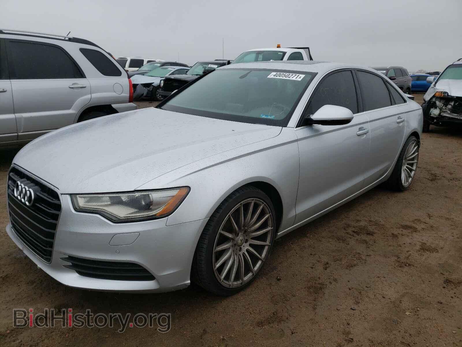 2013 AUDI A6 - VIN: WAUGFAFC1DN132291 - Фото 2
