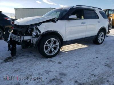 2012 Ford EXPLORER Limited, белый — VIN 1FMHK8F89CGA75621, Copart