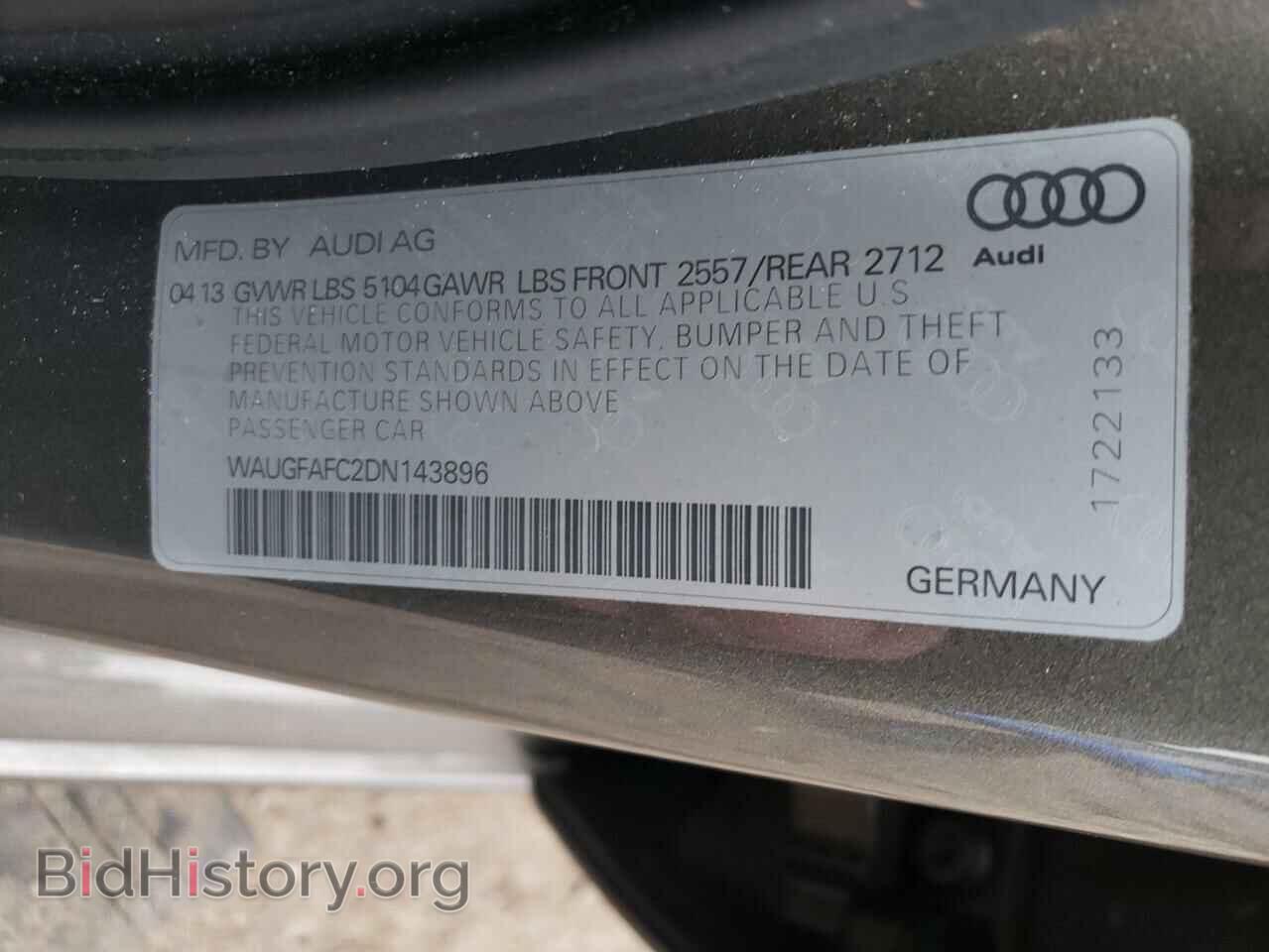 2013 AUDI A6 - VIN: WAUGFAFC2DN143896 - Photo 10