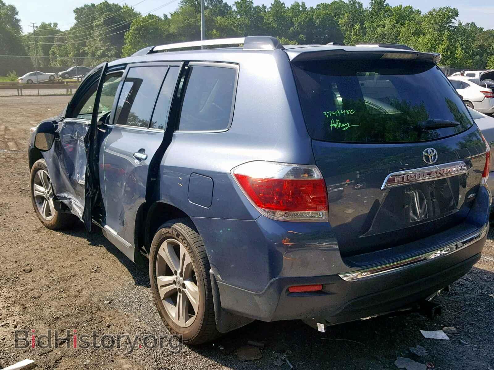 2012 TOYOTA HIGHLANDER - VIN: 5TDDK3EH7CS167128 - Фото 3