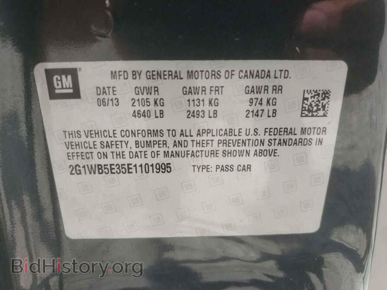 2014 CHEVROLET IMPALA - VIN: 2G1WB5E35E1101995 - Фото 10