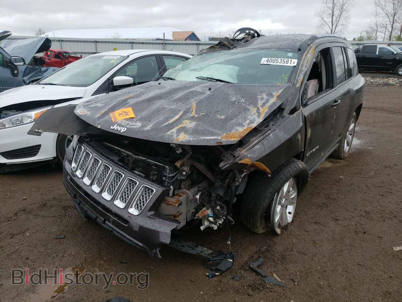 2014 JEEP COMPASS - VIN: 1C4NJCEA1ED619907 - Фото 2