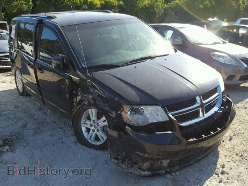 2011 Dodge CARAVAN Grand Cara (VIN 2D4RN5DG2BR674644) — photo 1 of 10, Copart, damage: front end