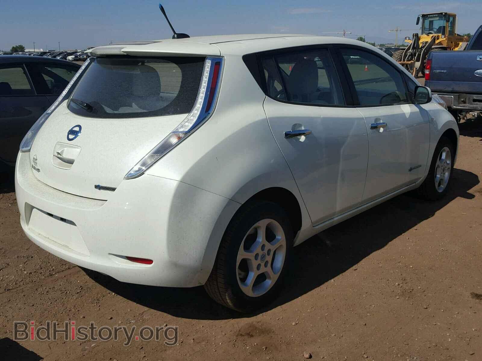 2012 NISSAN LEAF - VIN: JN1AZ0CP8CT020067 - Фото 4