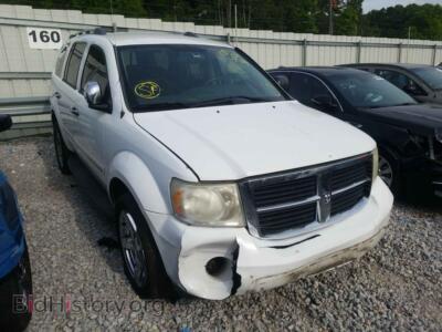 2007 Dodge DURANGO DURANGO LI, белый — VIN 1D8HD58287F561162, Copart