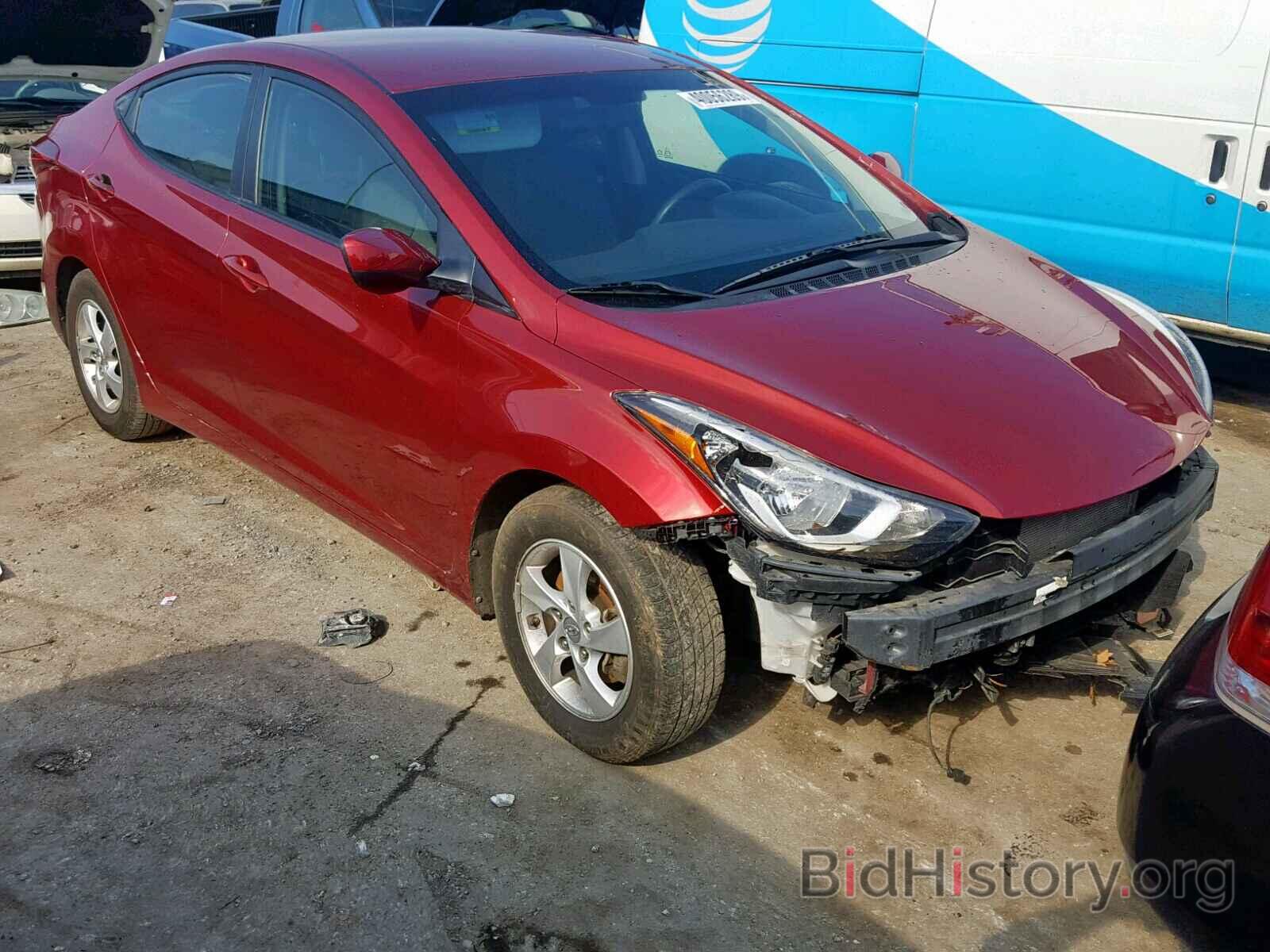 Photo 5NPDH4AE5EH534424 - HYUNDAI ELANTRA 2014