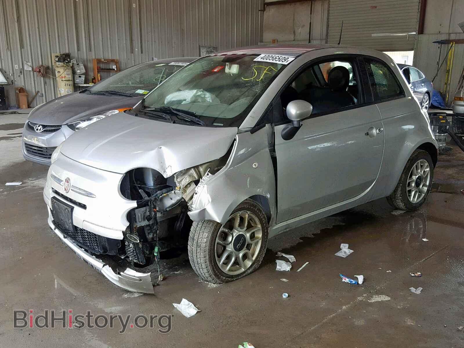 2012 FIAT 500 - VIN: 3C3CFFAR9CT124209 - Photo 2