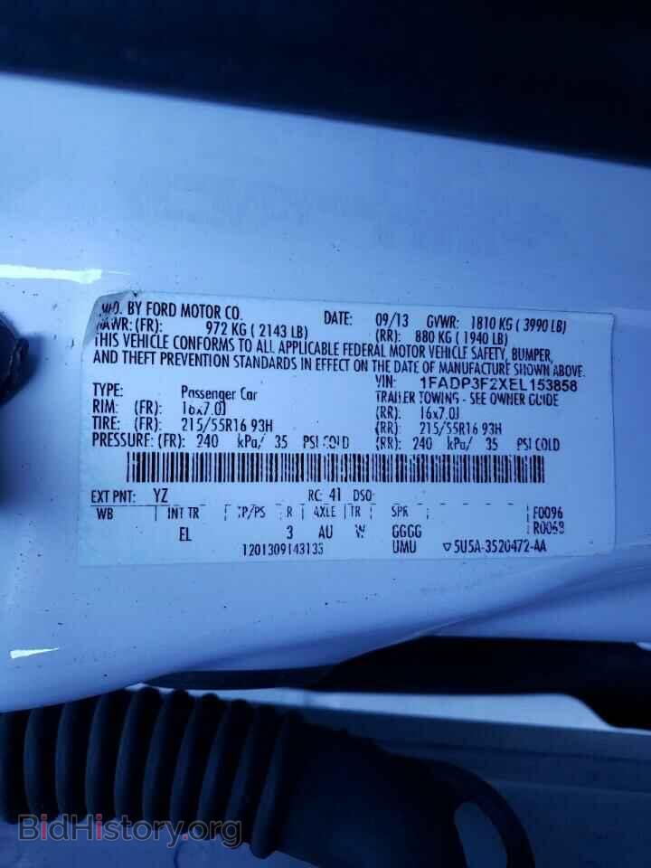 2014 FORD FOCUS - VIN: 1FADP3F2XEL153858 - Фото 12
