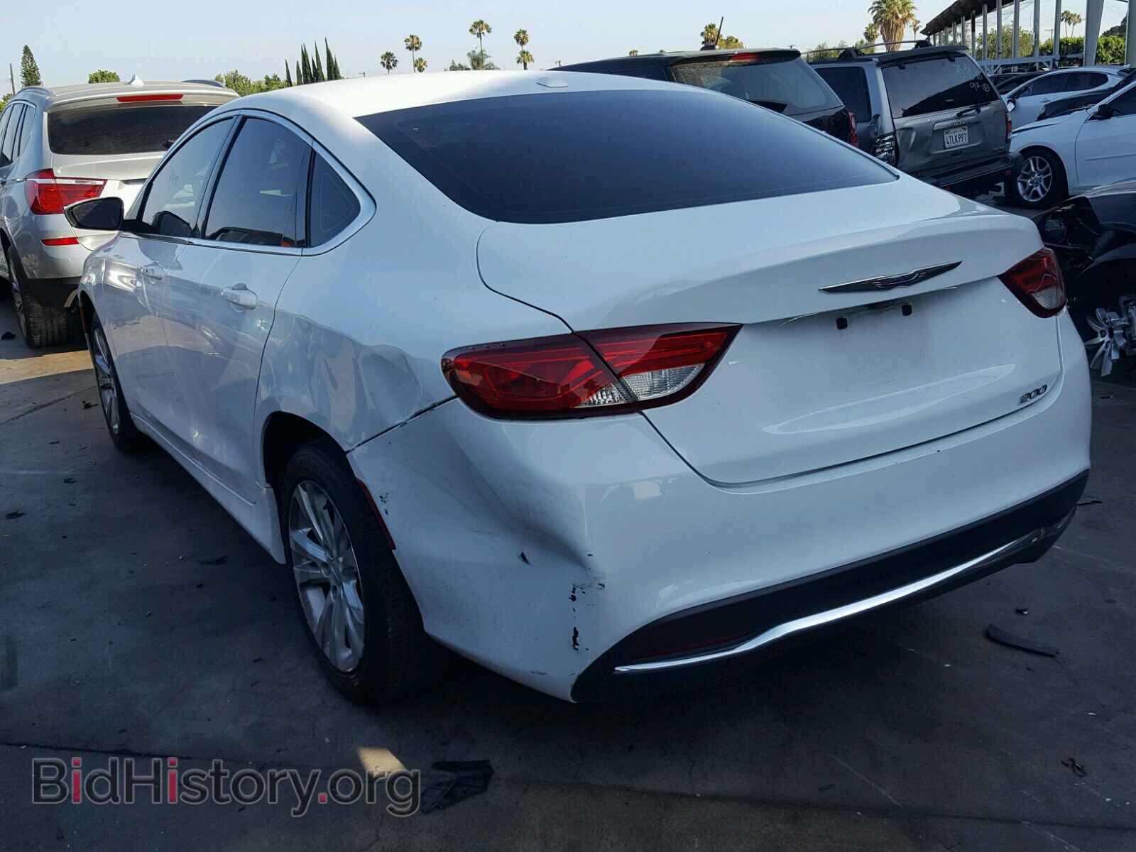 2015 CHRYSLER 200 - VIN: 1C3CCCAB0FN624905 - Фото 3