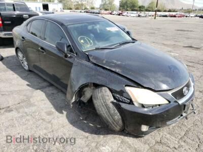 2008 Lexus IS IS 250, черный — VIN JTHBK262X85082551, Copart